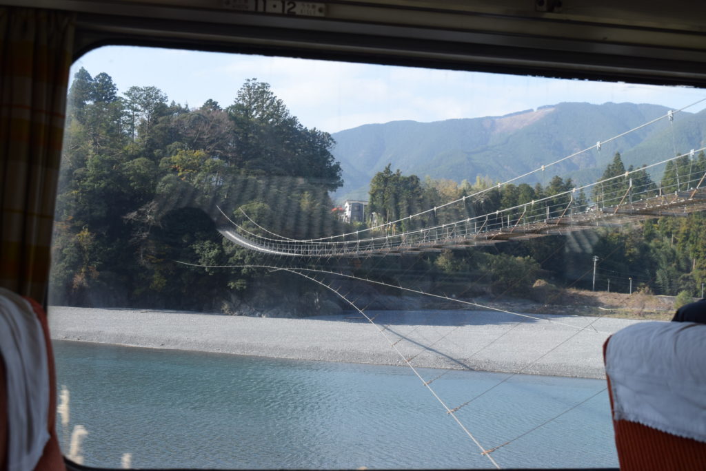 大井川鉄道　吊り橋