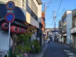 日田市隈町の街並み