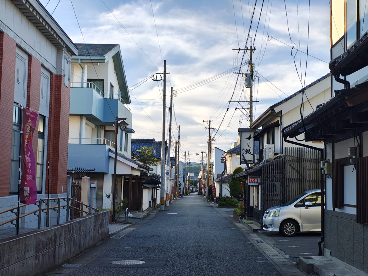 日田市隈町の街並み
