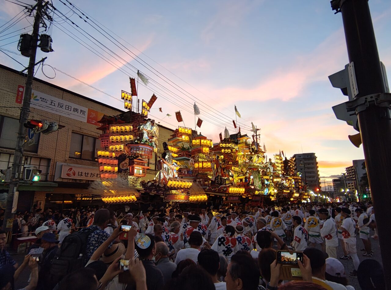 日田祇園集団顔見世